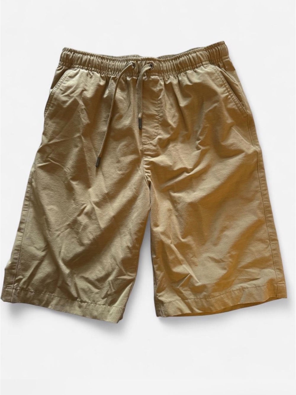 Kids Elastic-Waist Khaki Shorts